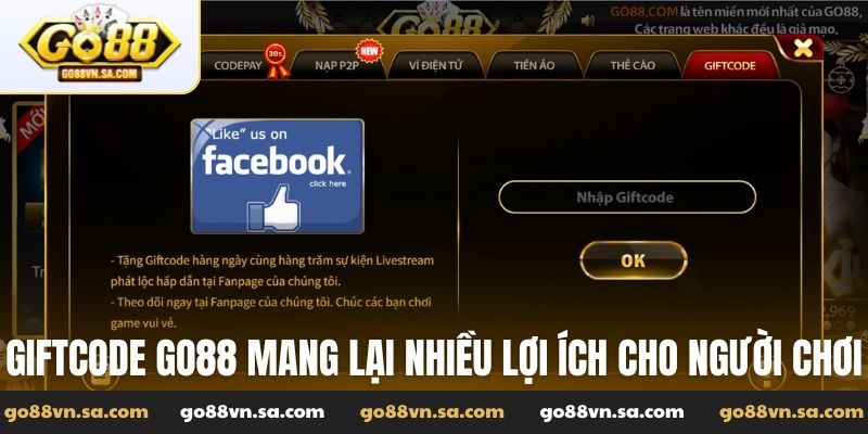 Giftcode Go88 hôm nay: Bí kíp săn quà hấp dẫn mỗi ngày - Nudosi
