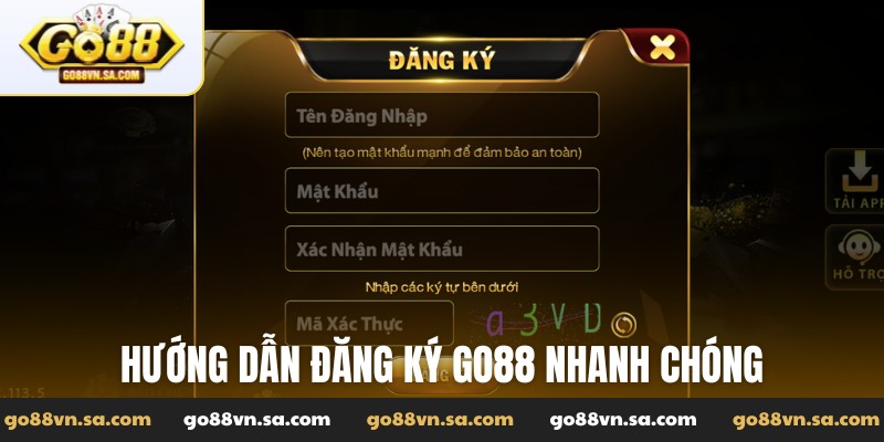 Đăng ký Go88 chỉ với 5 bước và lưu ý khi tạo tài khoản - Nudosi