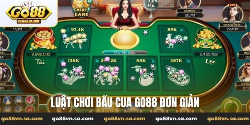 Bầu cua Go88 - Cách chơi bầu cua phiên bản số chất lượng - Nudosi