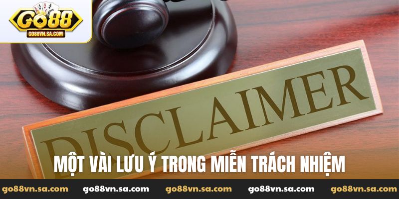 Chính sách miễn trách nhiệm trong các hoạt động của Go88 - Nudosi