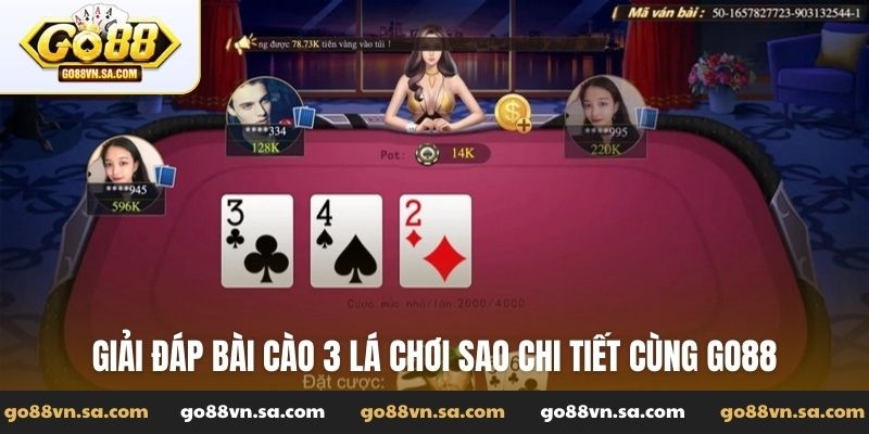 Bài cào 3 lá chơi sao? Hướng dẫn chi tiết cho tân thủ - Nudosi