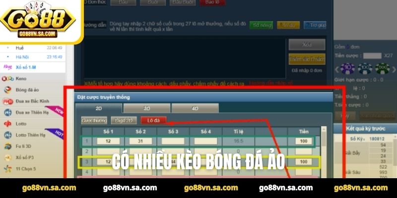 Kèo bóng đá ảo - Trò chơi công nghệ hiện đại tại Go88 - Nudosi