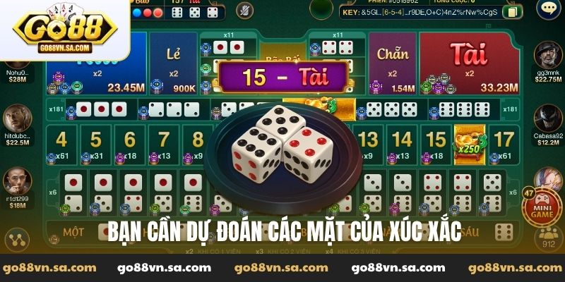 Sicbo Đại phú quý - Bản game chơi 3D đình đám tại Go88 - Nudosi