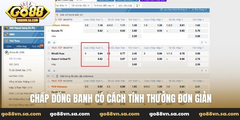 Chấp đồng banh - Cách đọc chuẩn kèo chấp 0 trái chuẩn - Nudosi