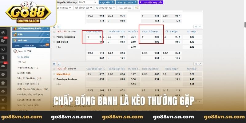 Chấp đồng banh - Cách đọc chuẩn kèo chấp 0 trái chuẩn - Nudosi